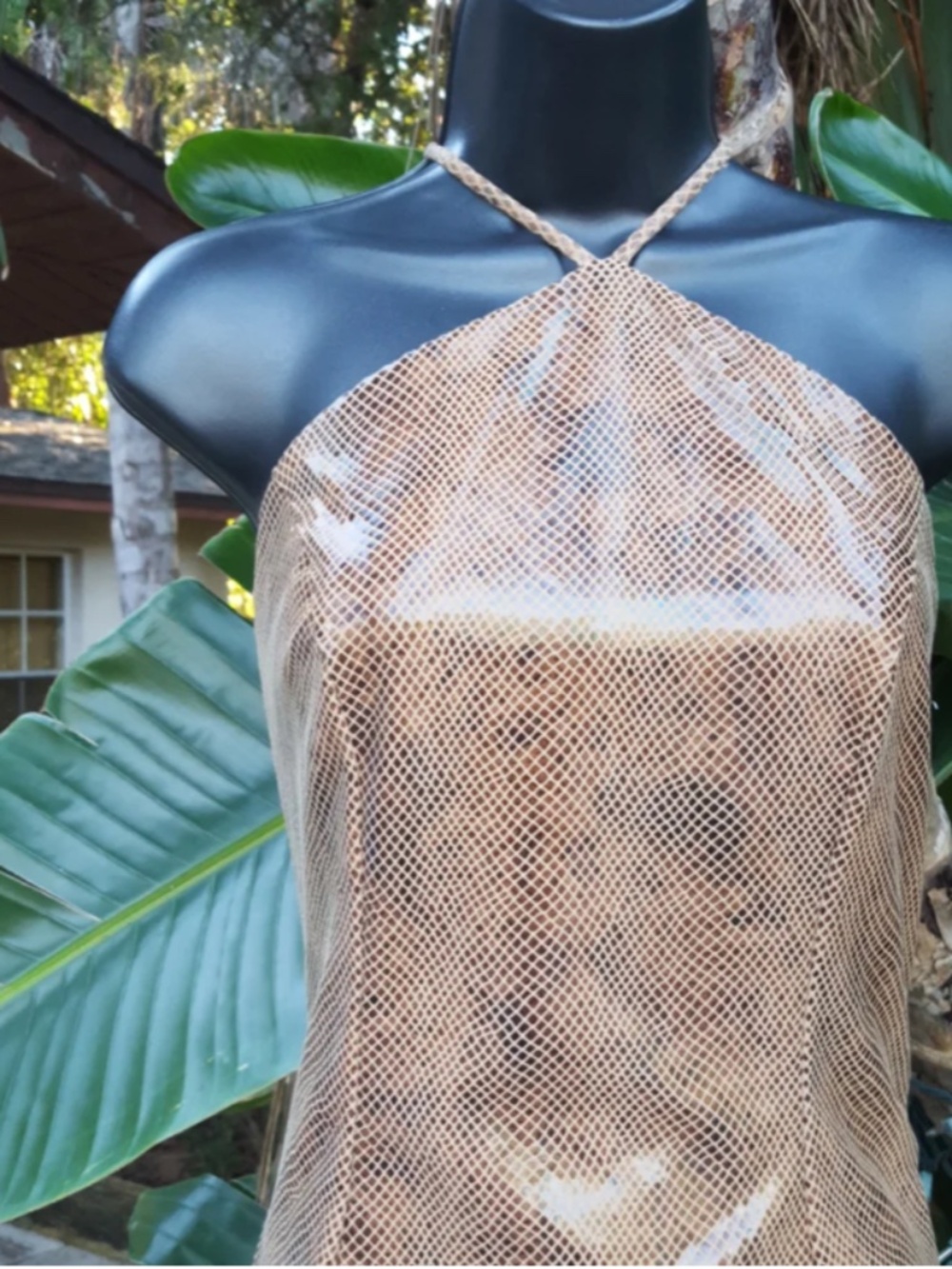 Victoria’s Secret  vegan leather animal print dress